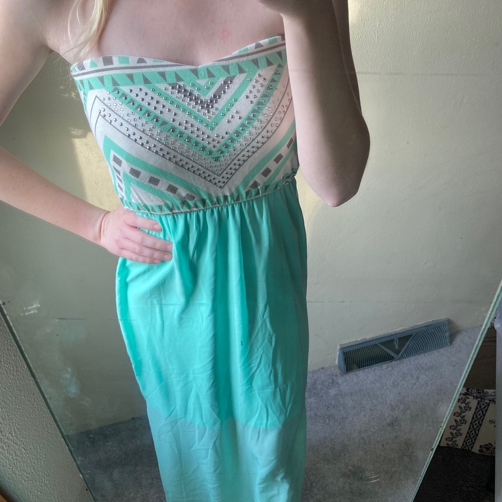 Strapless Maxi Dress